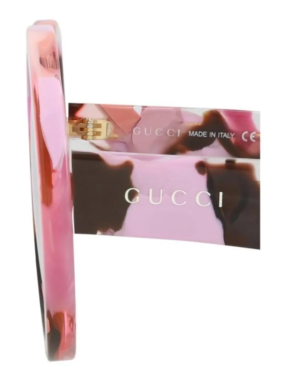 New Gucci Womens Round/Oval Pink Pink Violet Fashion Designer Sunglasses